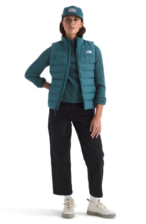The North Face Aconagua 3 Puffer Vest In Blue