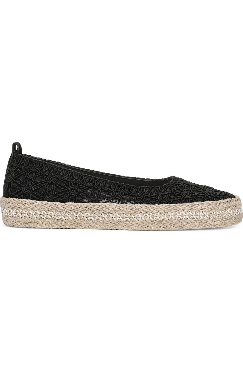 Blowfish Malibu Benita Sole Espadrille Flat, Alternate, color, Black Woven Fabric