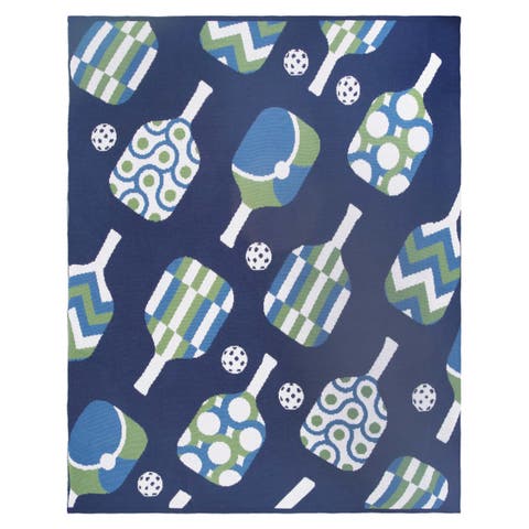 Game Set Nap Woven Knit Throw Blanket 50" x 60"
