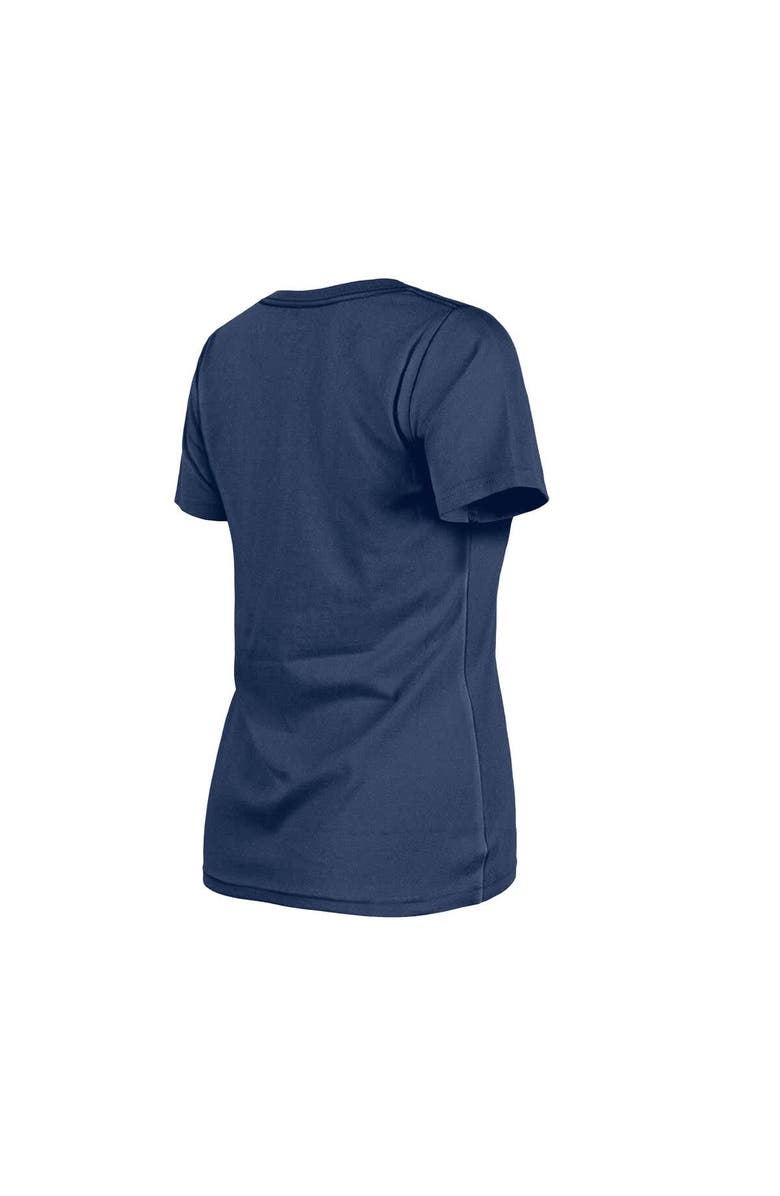 New Era Women's New Era Navy New York Yankees Little Miss 2 V-Neck T-Shirt, Alternate, color, Navy