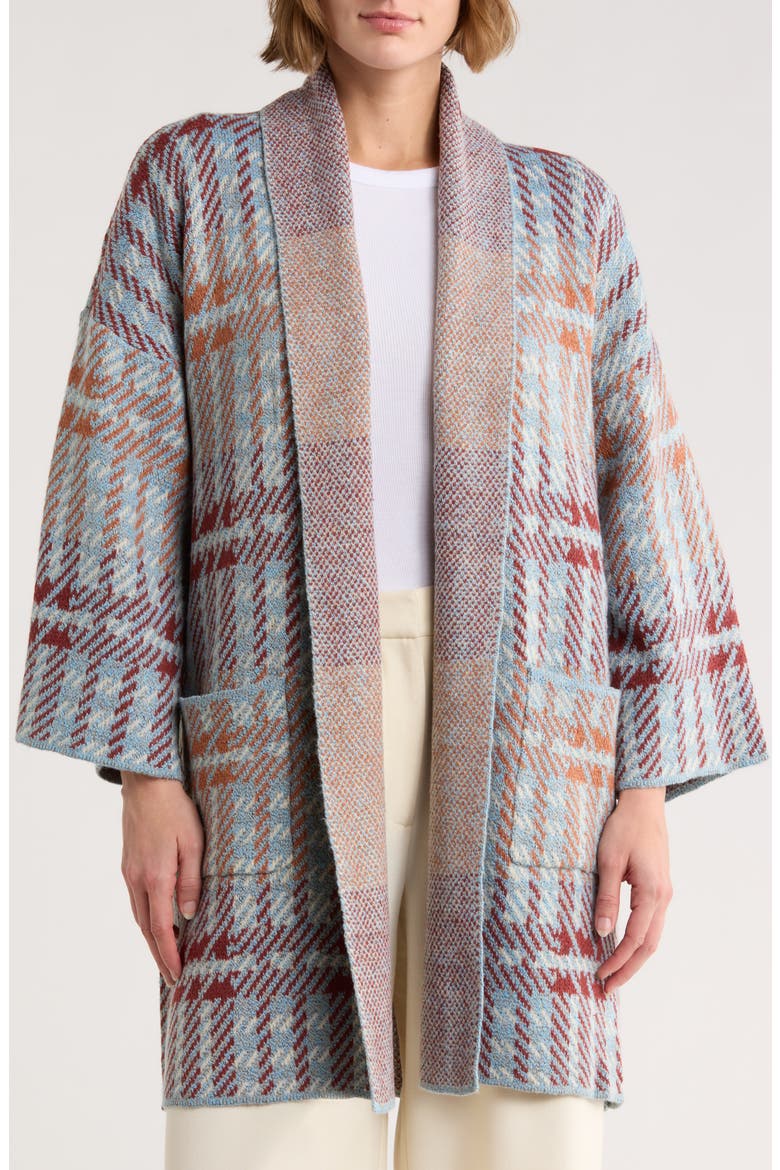 Nina Cardigan, Main, color, PLAID