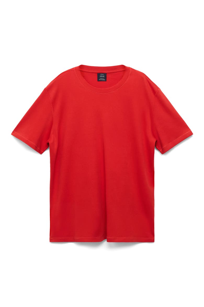 Regular Fit Medium Weight Cotton T-Shirt, Alternate, color, RED