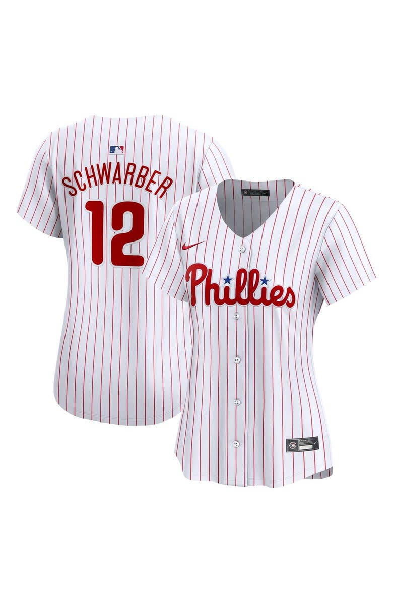 Nike Women's Nike Kyle Schwarber White Philadelphia Phillies Home Limited Player Jersey, Main, color, White