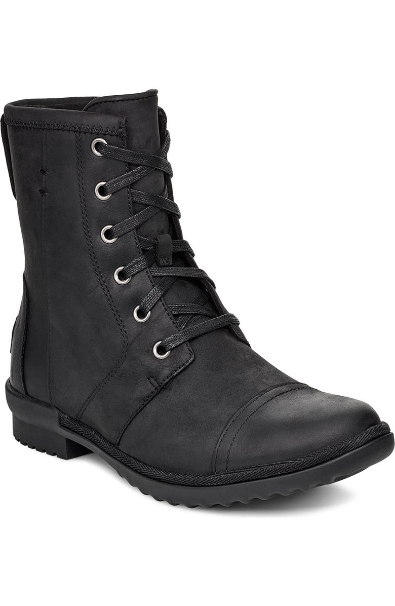 UGG<sup>®</sup> Ashbury Waterproof Lace-Up Bootie, Main, color,