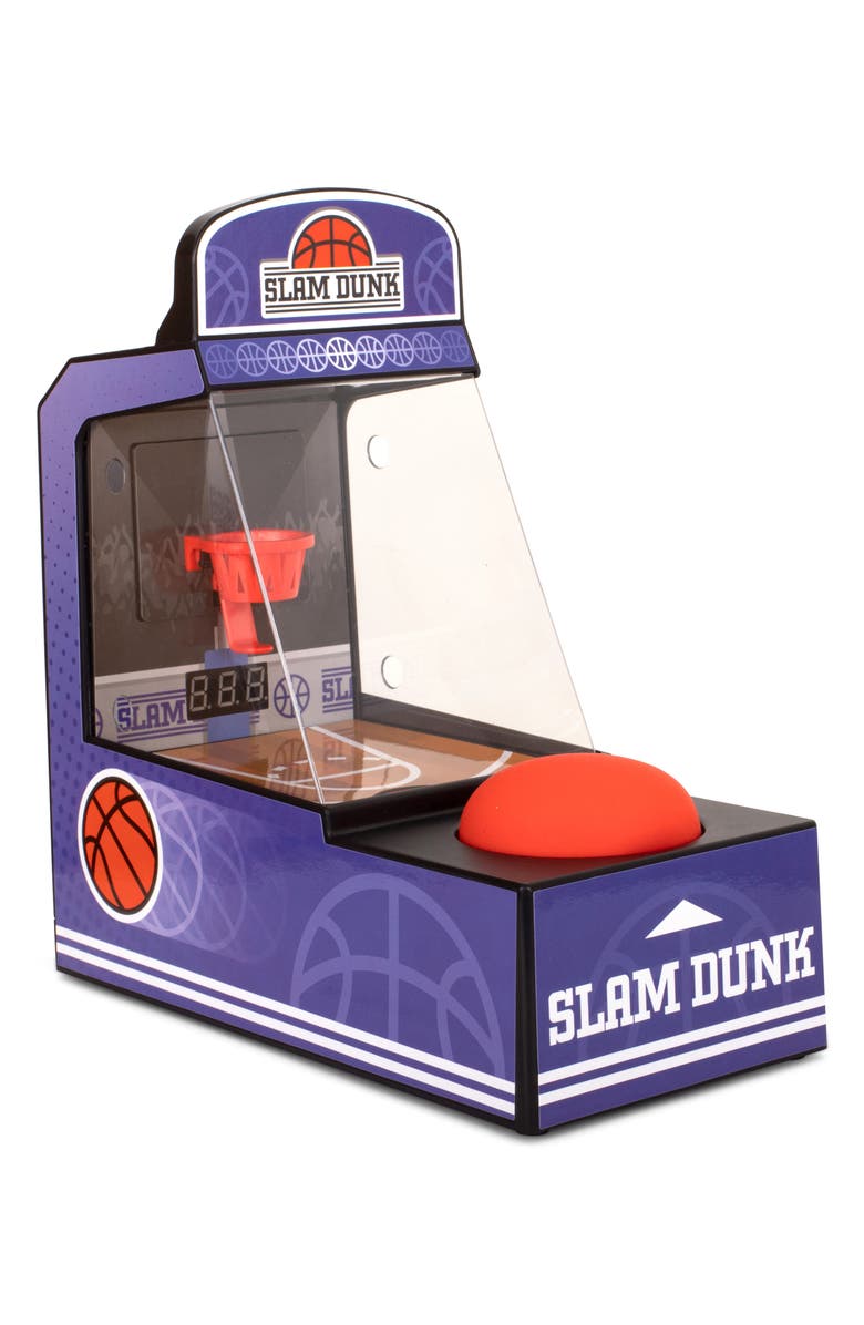 thumbsUp! Retro Mini Arcade Basketball, Main, color, Black