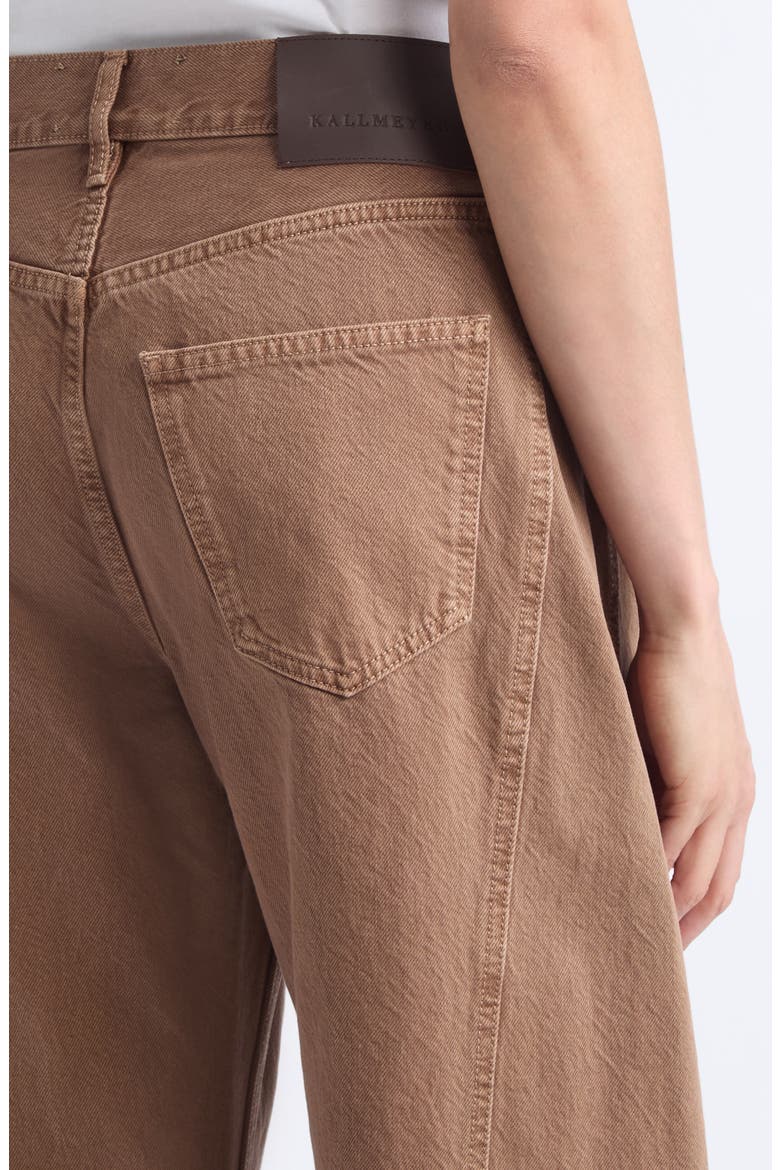 Callum Barrel Leg Jeans, Alternate, color, BRONZE