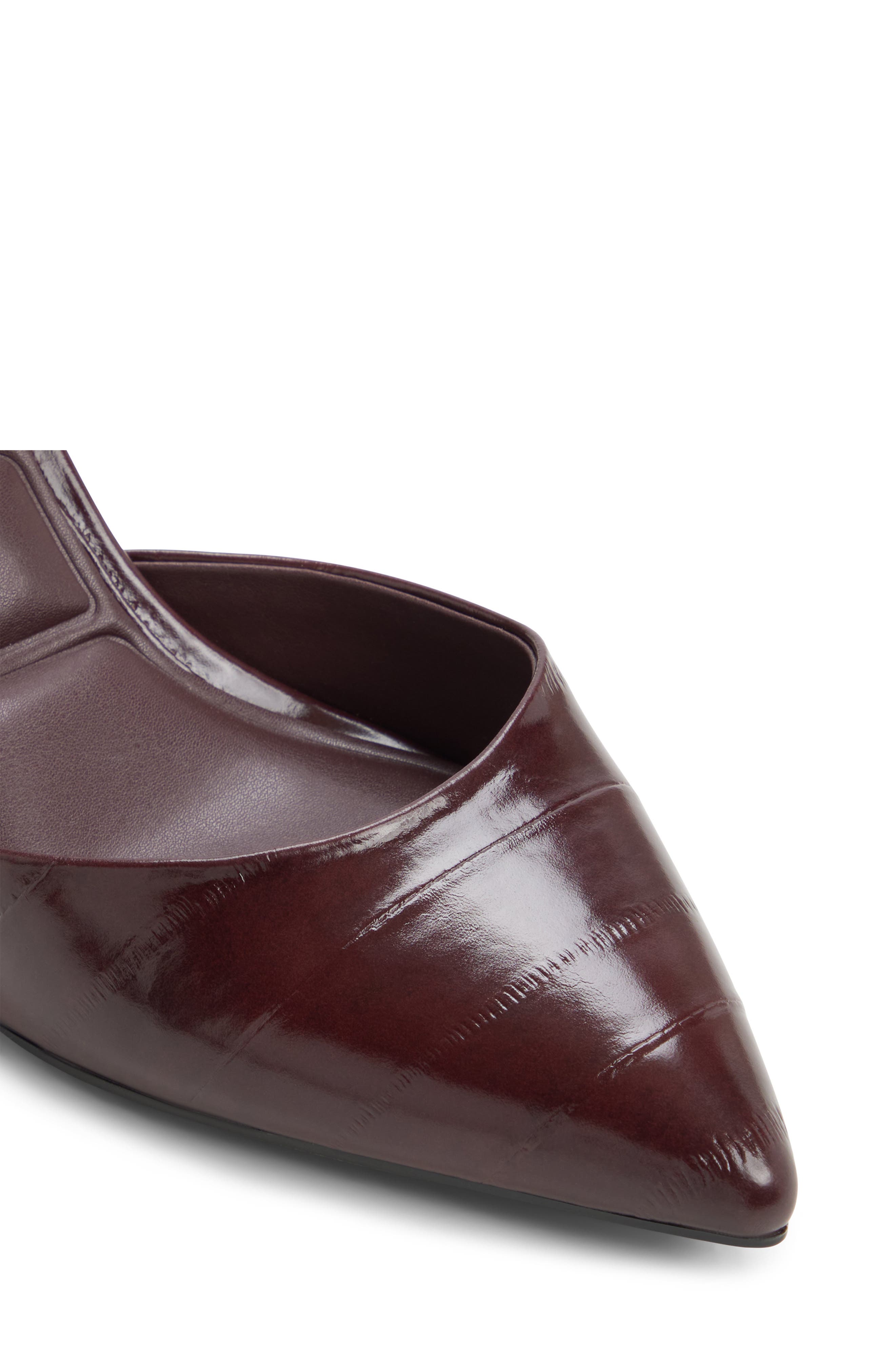 Jan Ankle Strap Pointed Toe Pump, Alternate, color, OPEN RED
