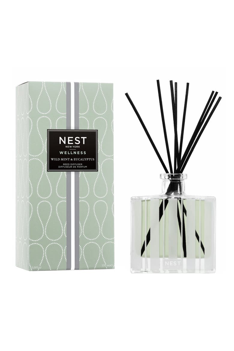 Wild Mint & Eucalyptus Reed Diffuser, Alternate, color, NO COLOR