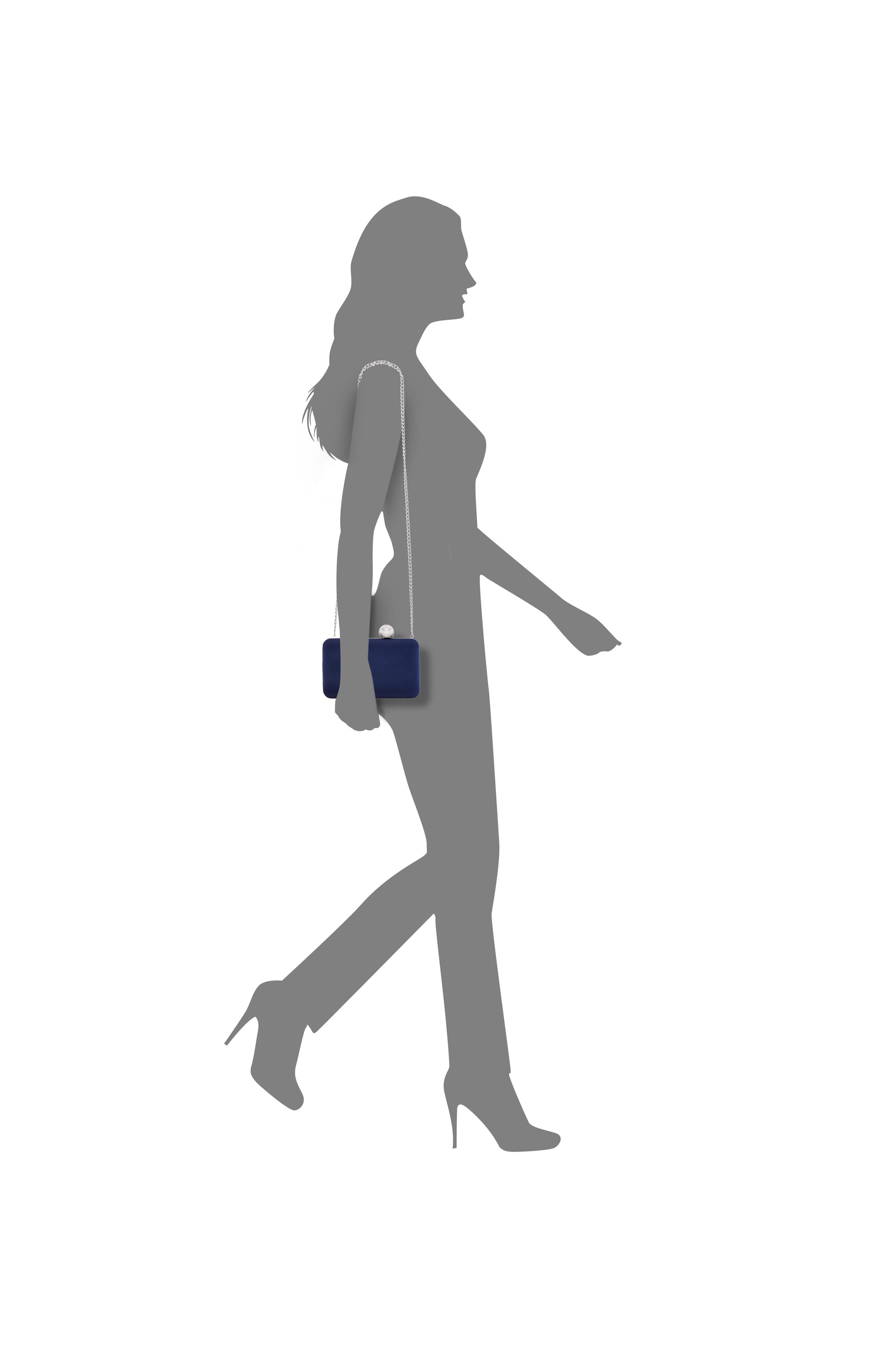 Nina Kimberly Clutch, Alternate, color, New Navy