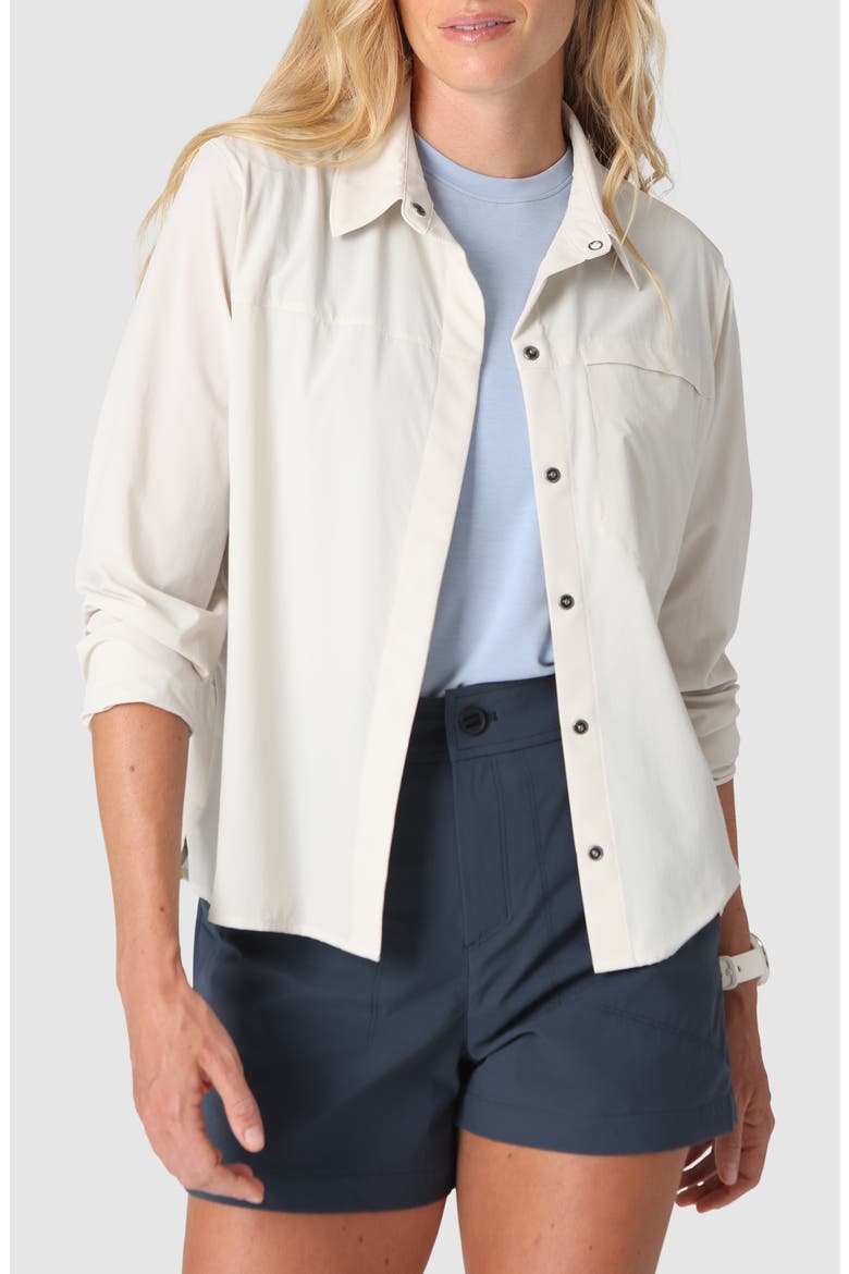 Astroman Long Sleeve Sun Shirt, Main, color, OYSTER