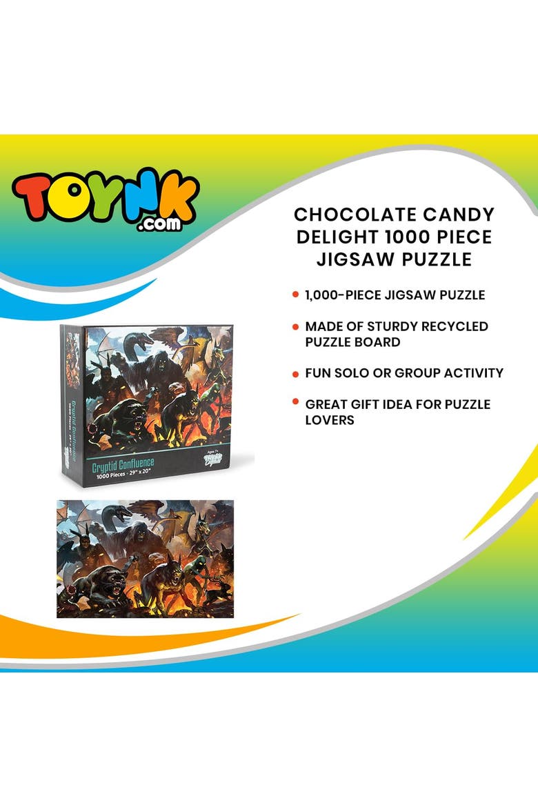 Cryptid Confluence Monster Puzzle | 1000 Piece Jigsaw Puzzle, Alternate, color, Multi-Color