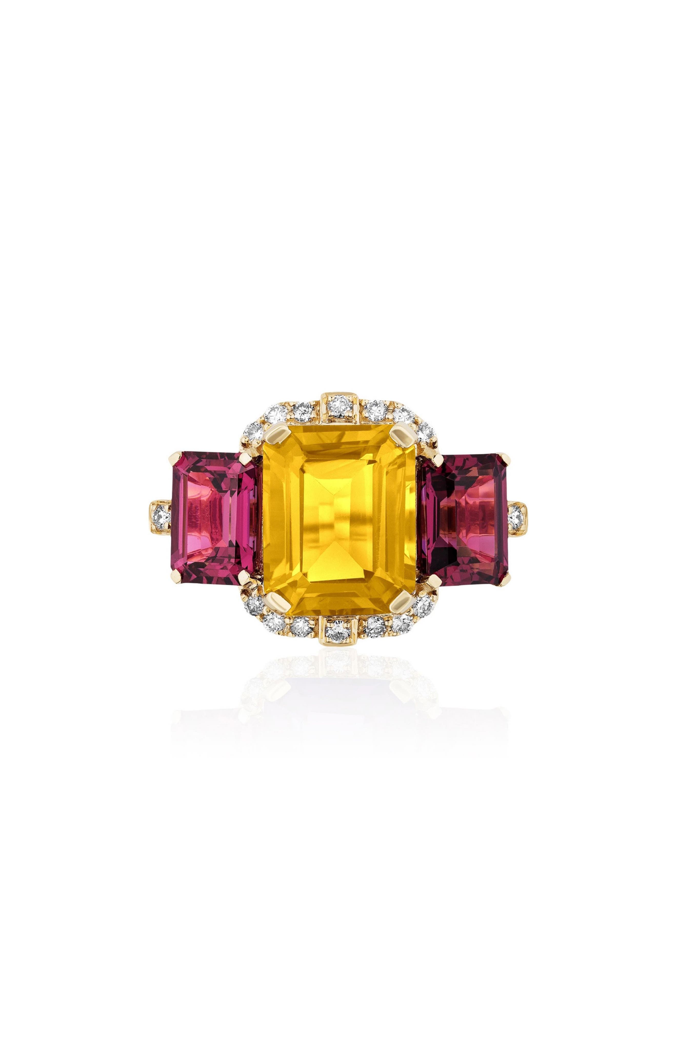 YELLOW / DEEP RED