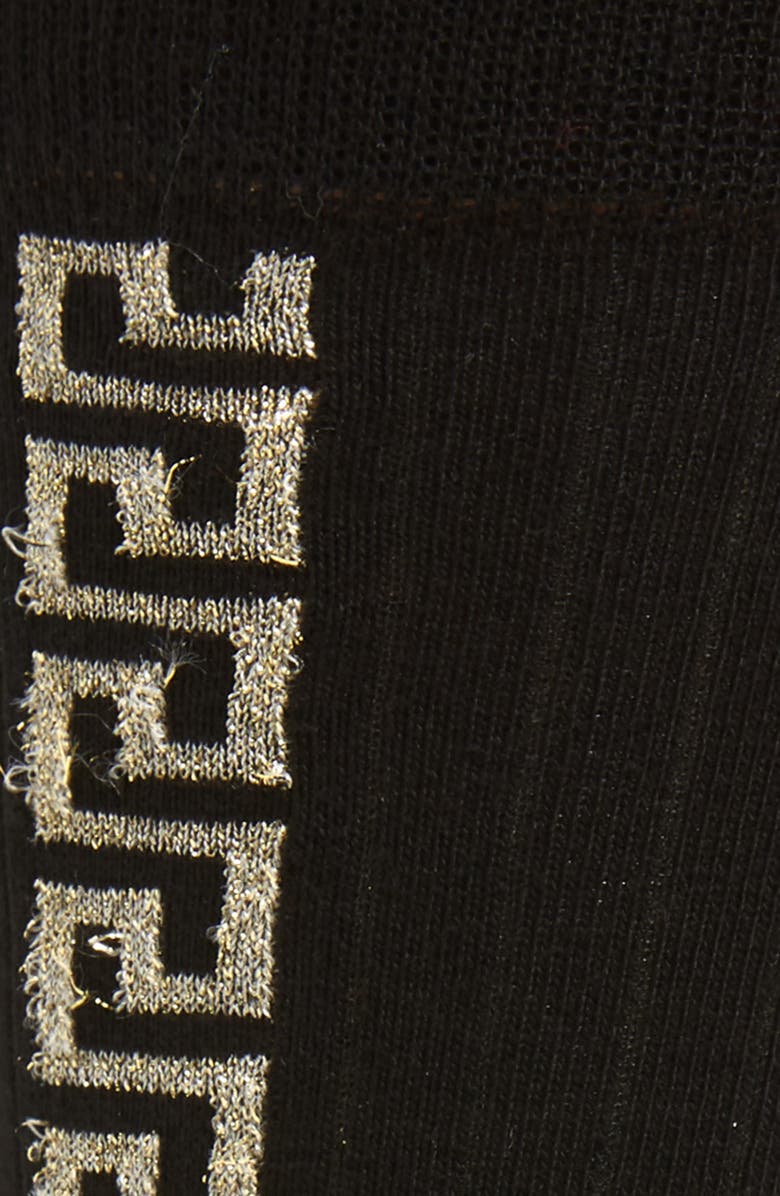 Versace Greek Key Socks, Alternate, color, 