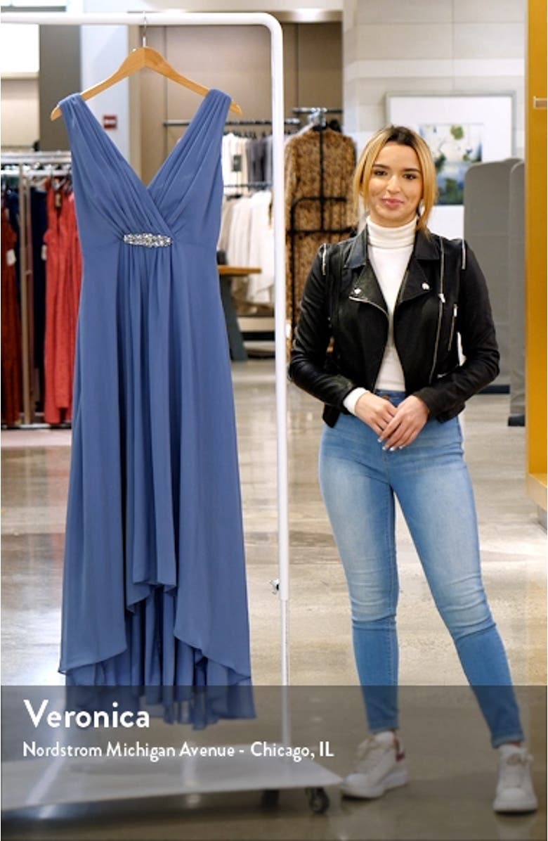 Crystal Detail High-Low Gown, sales video thumbnail