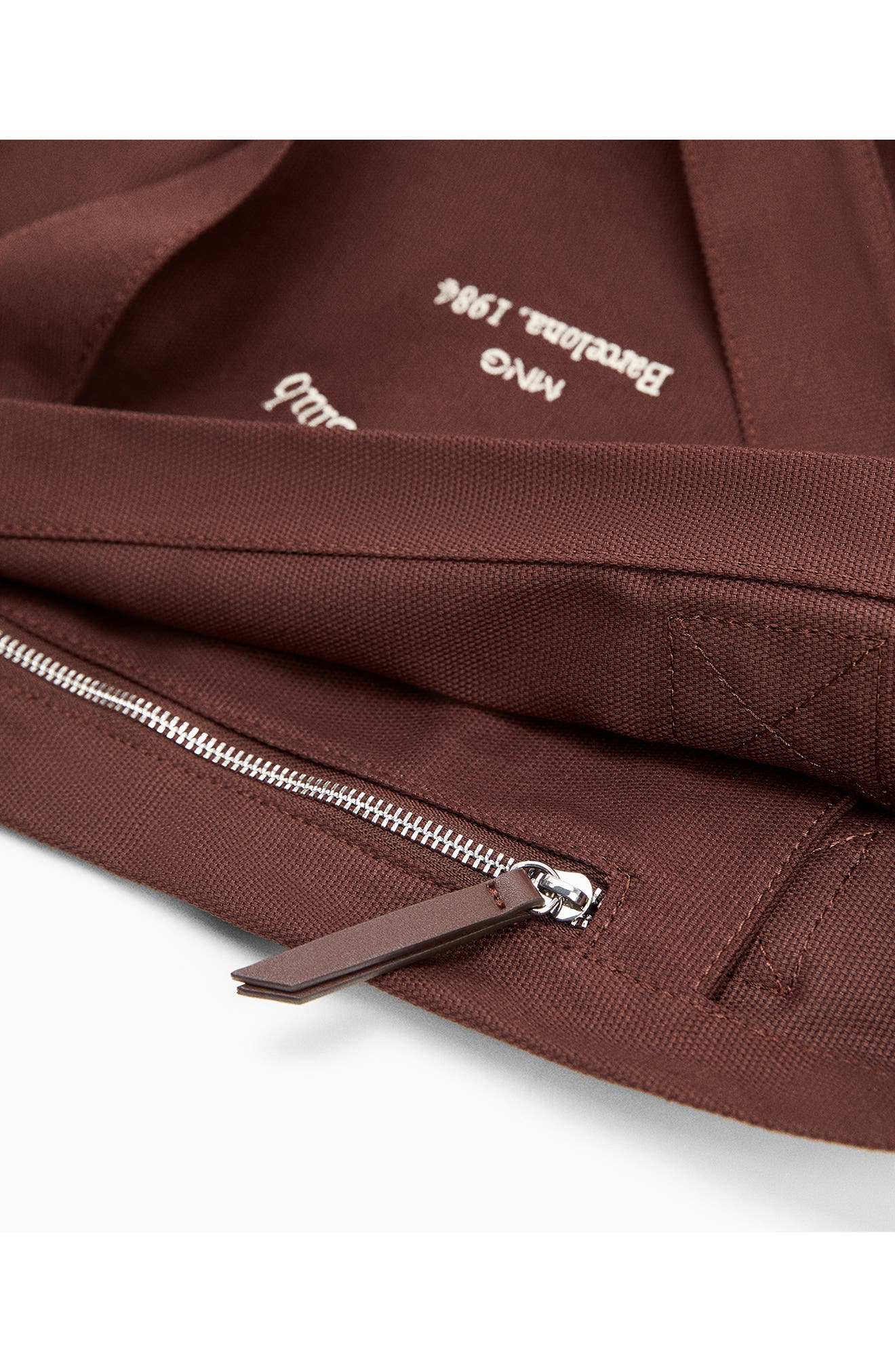 MANGO Cotton Canvas Shopper Tote, Alternate, color, 