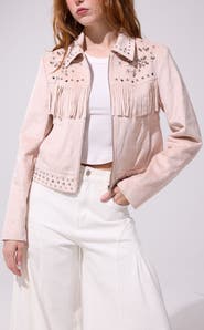 AZALEA WANG Finlee Fringe Jacket