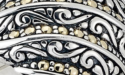 Samuel B. 18k & Silver Balinese Design Ring In Silver And Gold