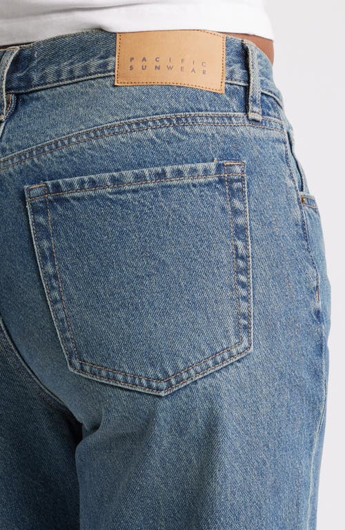 PACSUN PACSUN SPARKLE LOW RISE BAGGY WIDE LEG JEANS