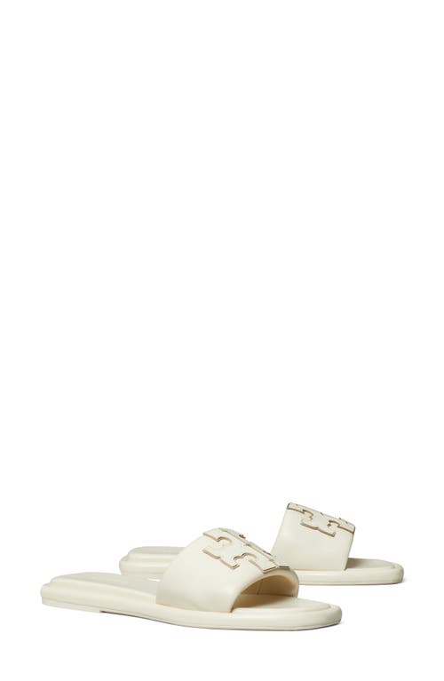 Tory Burch Double-t Leather Sport Slide Sandal