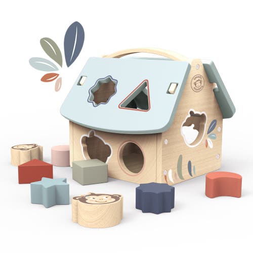 Speedy Monkey House Shape Sorter In Animal Print