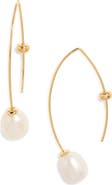 Nordstrom Demi Fine Freshwater Pearl Threader Earrings
