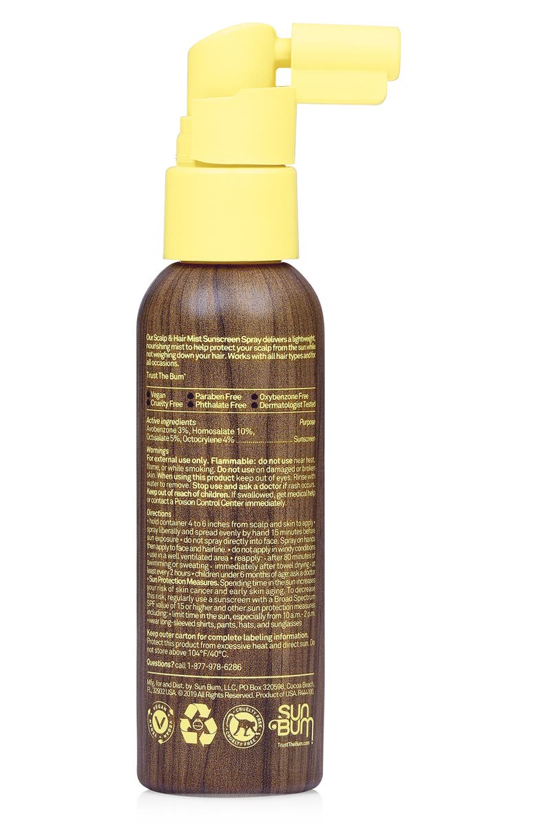Sun Bum Scalp & Hair Mist SPF 30, Alternate, color, 