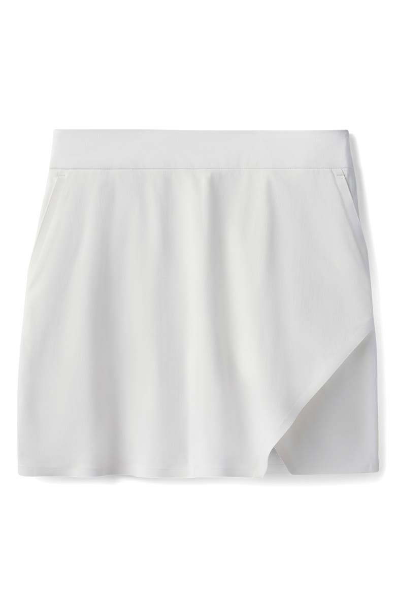 Rhone BIrdie Wrap Front Miniskort, Alternate, color, Snow White