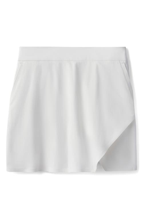 Shop Rhone Birdie Wrap Front Miniskort In Snow White
