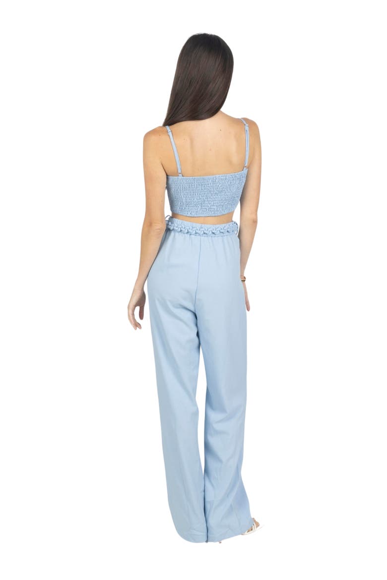 Rosalia Pants and Top Set, Alternate, color, Celeste