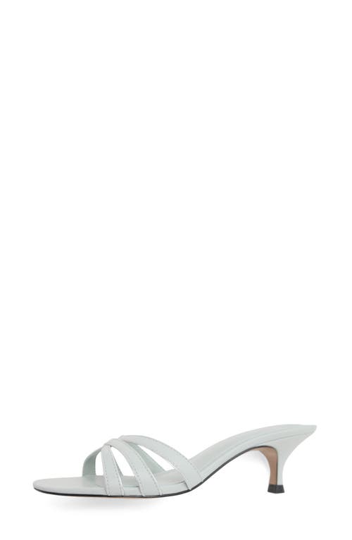 Mango Strappy Sandal In Blue