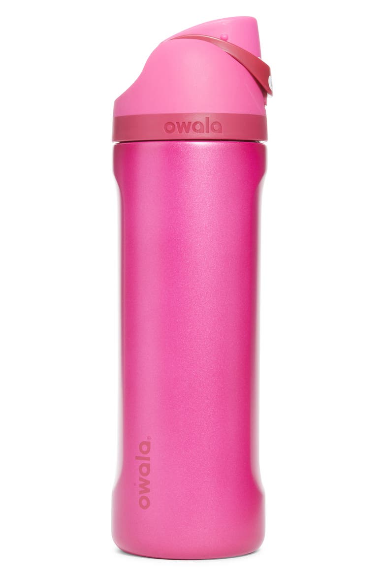 24oz. FreeSip Stainless Steel Water Bottle, Main, color, READ MY LIPS