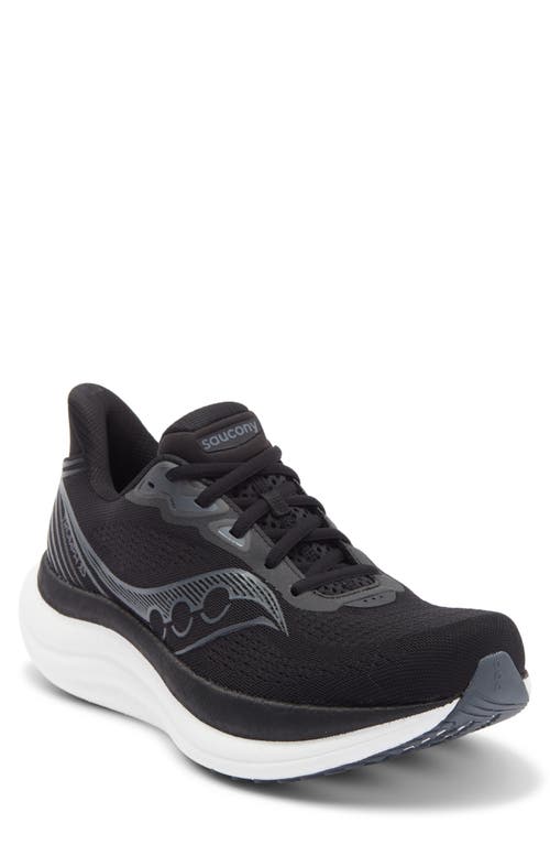 Saucony Triumph 23 Running Shoe In Black