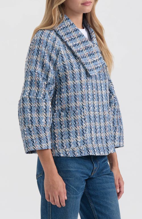Nvlt Tweed Crop Jacket In Multi