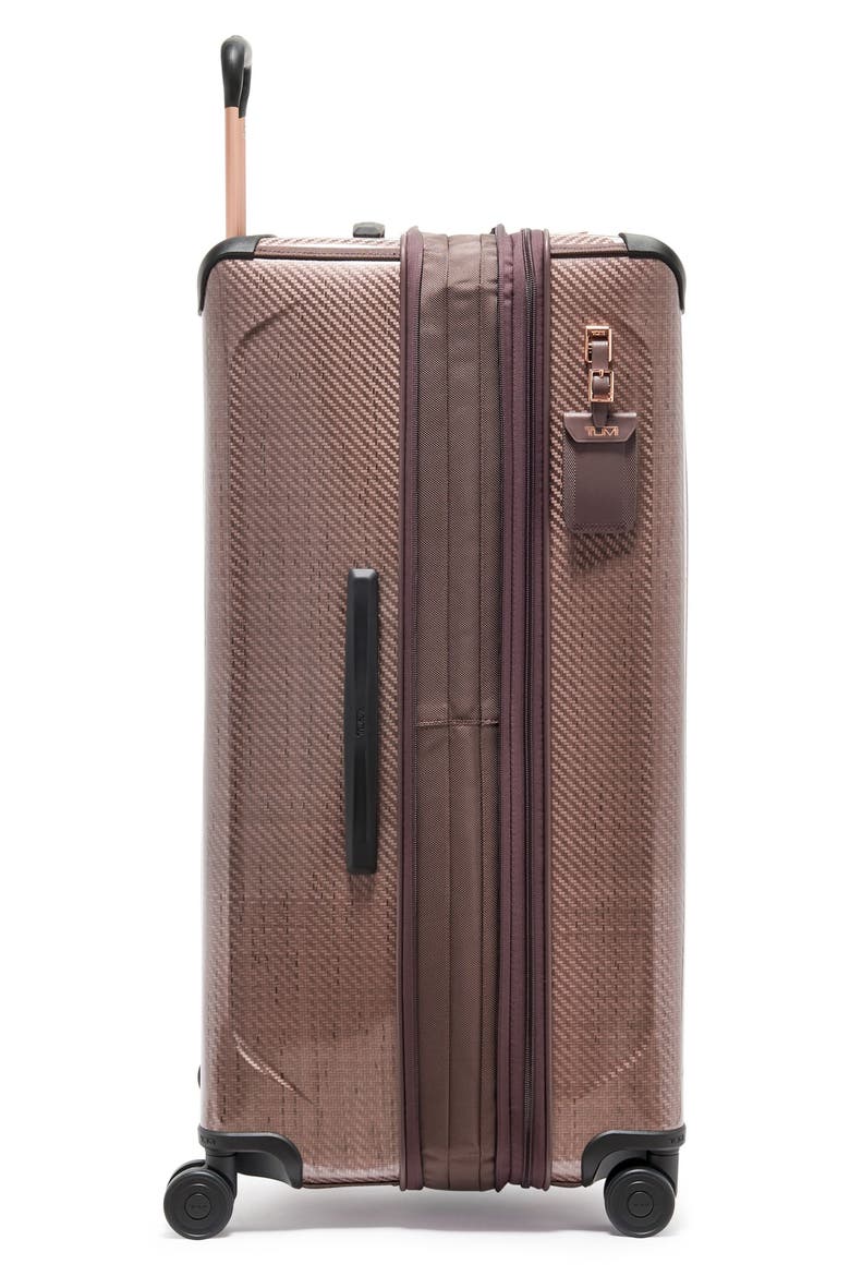 Tegra-Lite® X-Large Expandable Checked Luggage, Alternate, color, BLUSH