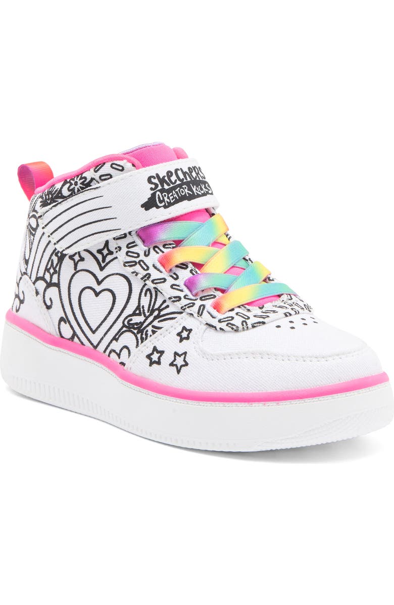 SKECHERS Kids' Sport Court Sneakers & Marker Set, Main, color,