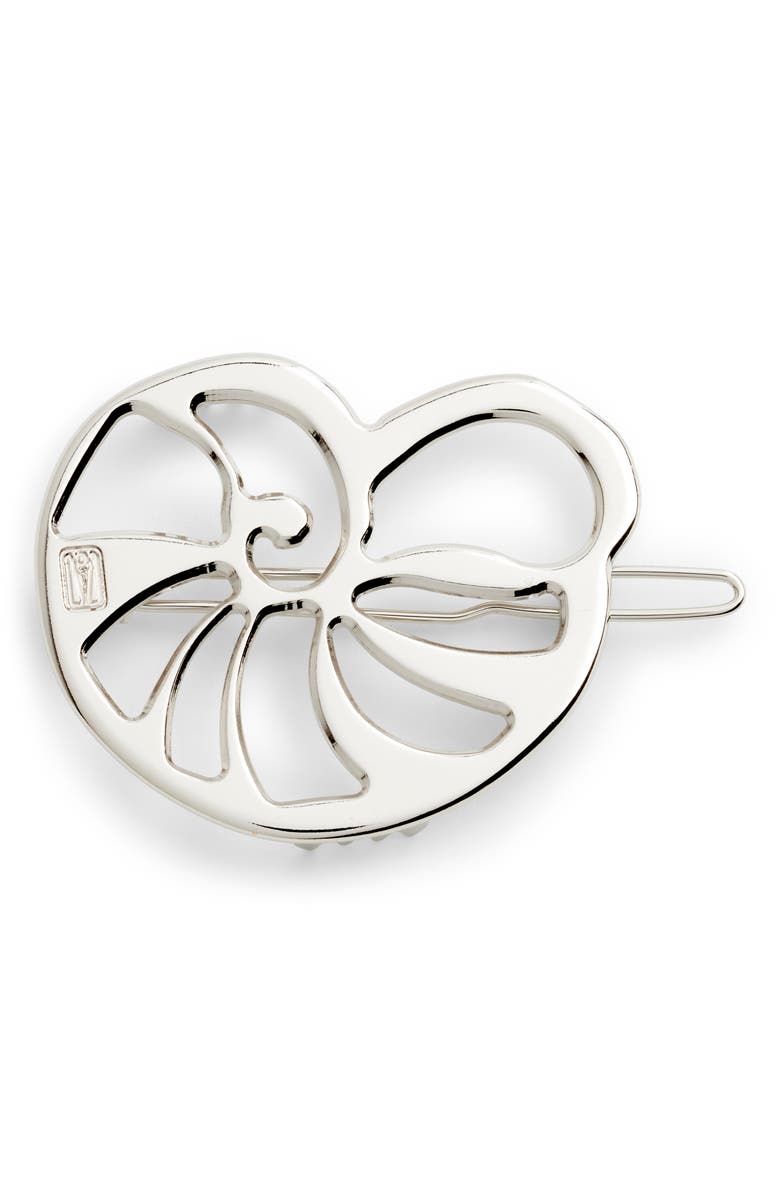 Alexandre de Paris Shell Side Barrette, Main, color, 
