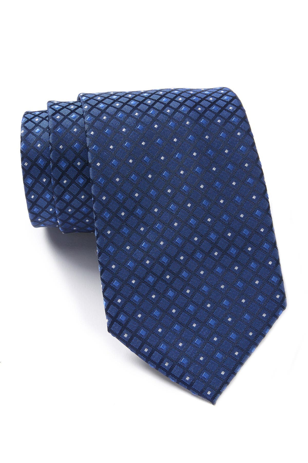 Reaction Kenneth Cole James Micro Diamond Grid Tie (Men) | Nordstromrack
