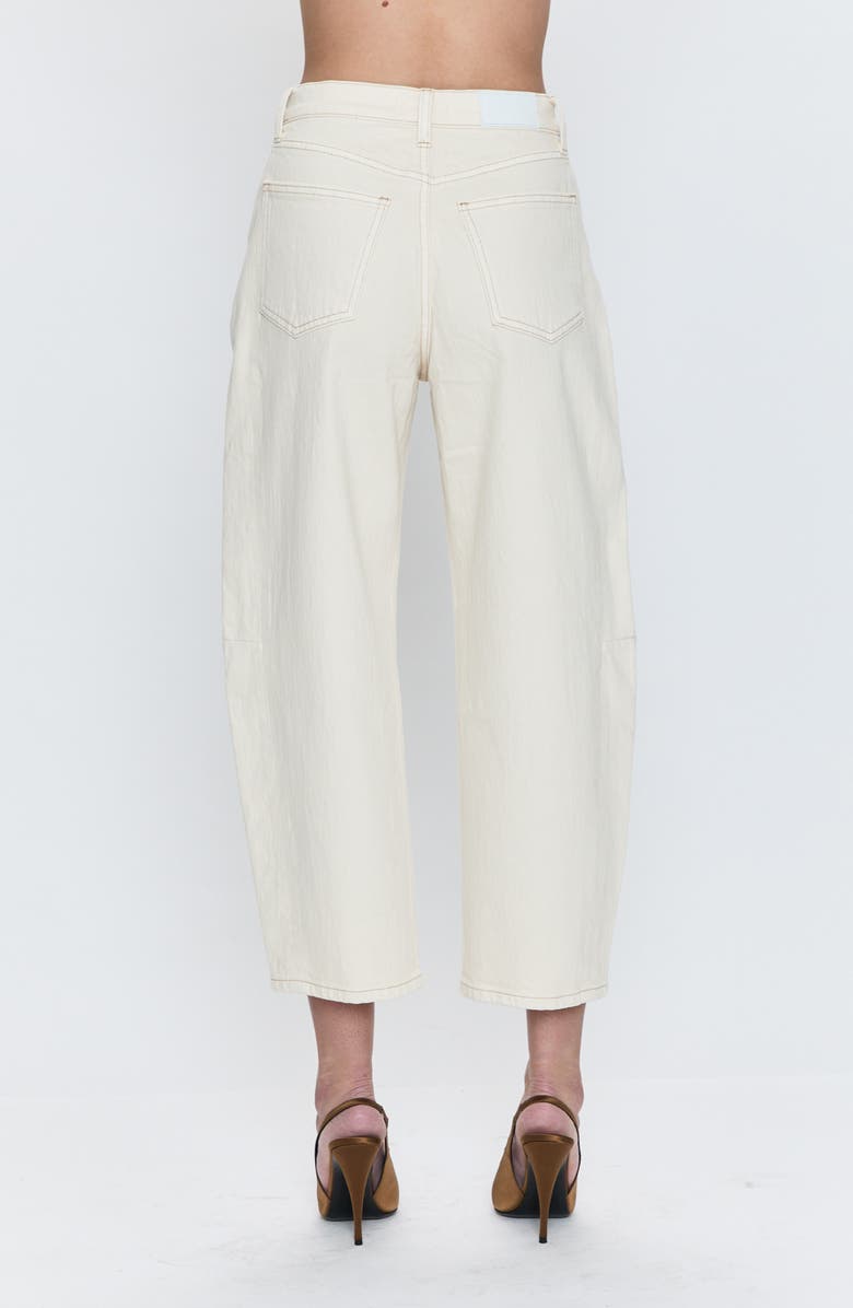 Pistola Eli Ankle Barrel Jeans, Alternate, color, Ecru