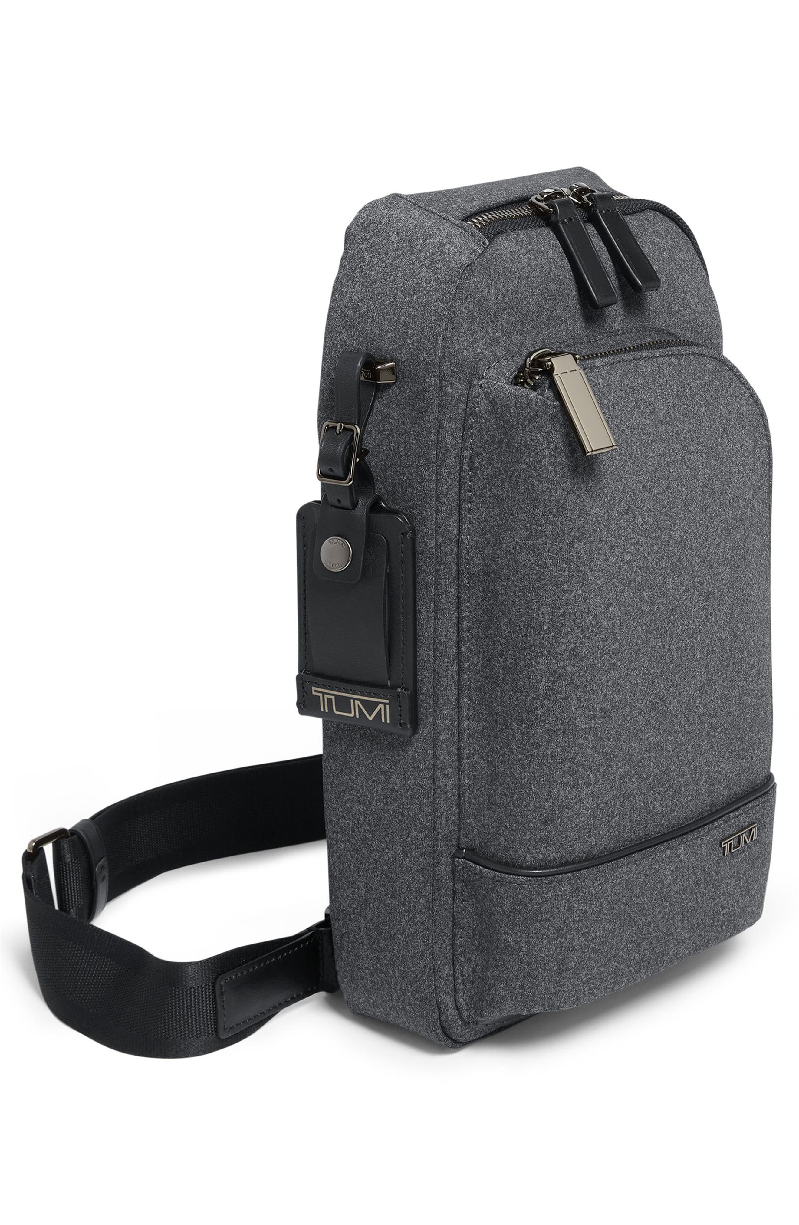 TUMI Harrison Gregory Sling Bag, Alternate, color, Dark Charcoal