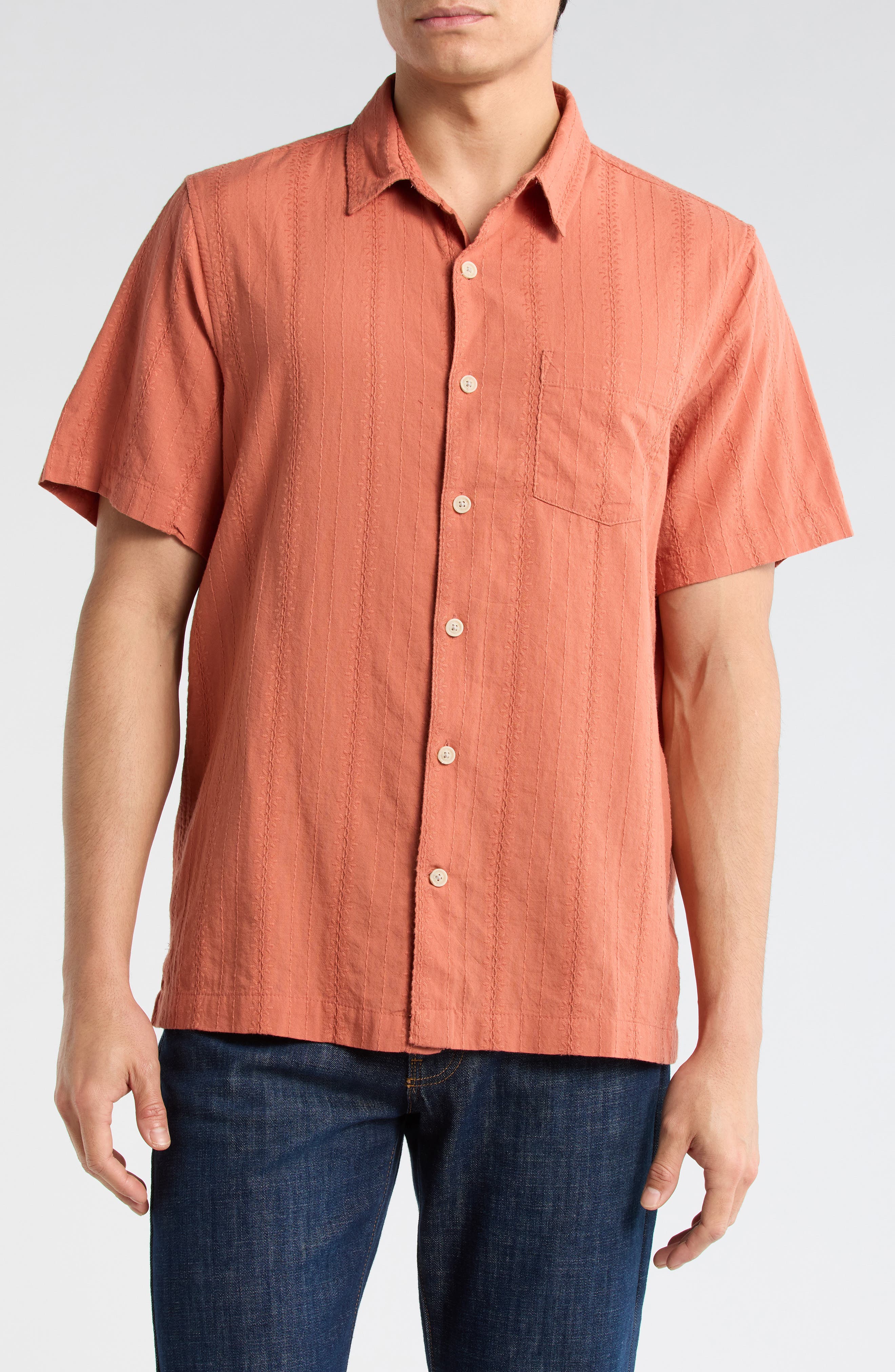 Playa Short Sleeve Button-Up Shirt - image 3
