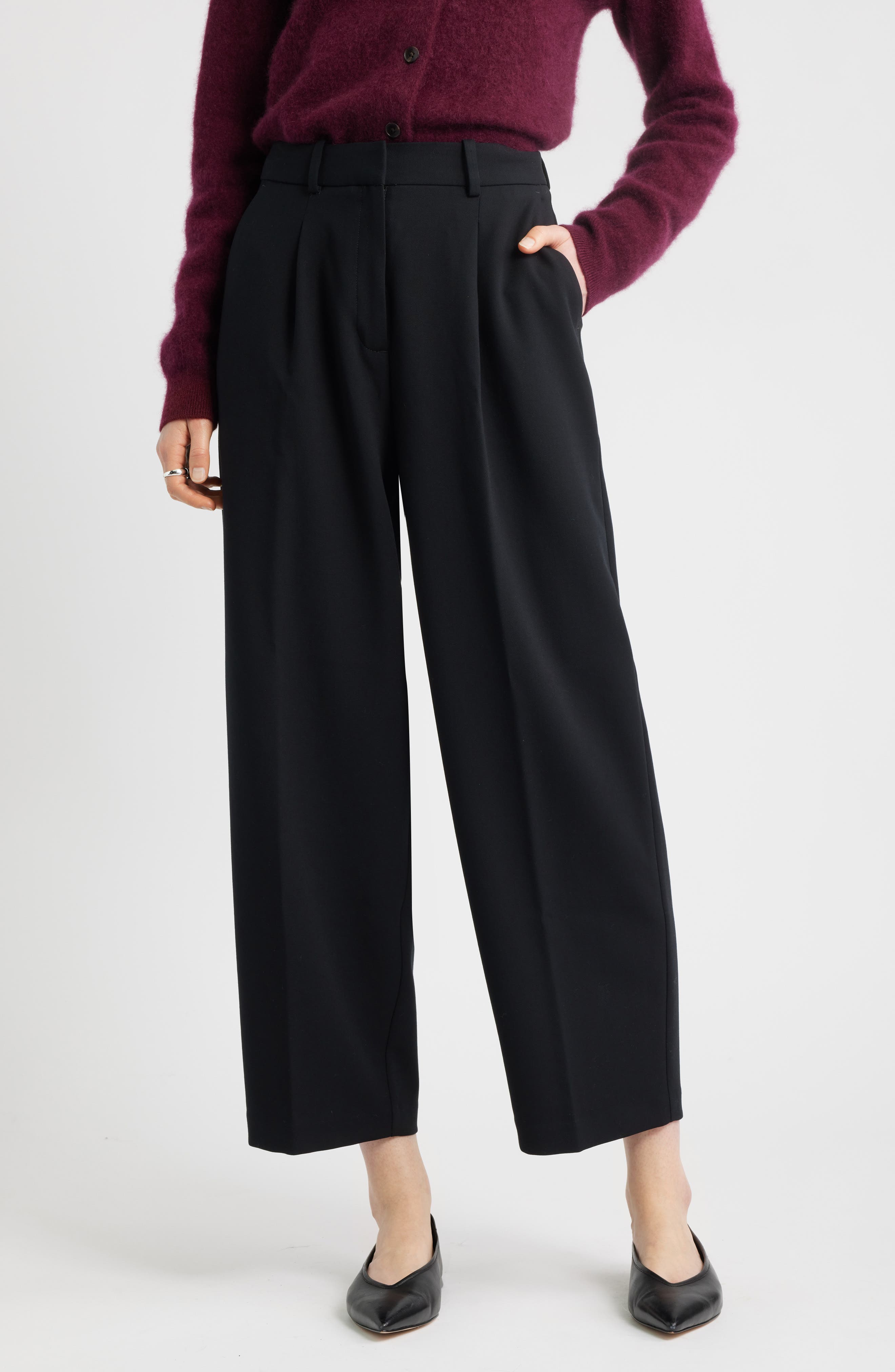 Nordstrom Pleated Ankle Pants