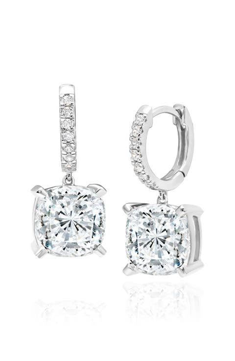 Cubic Zirconia Drop Earrings
