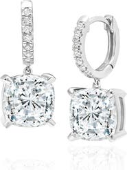 Crislu Cubic Zirconia Drop Earrings