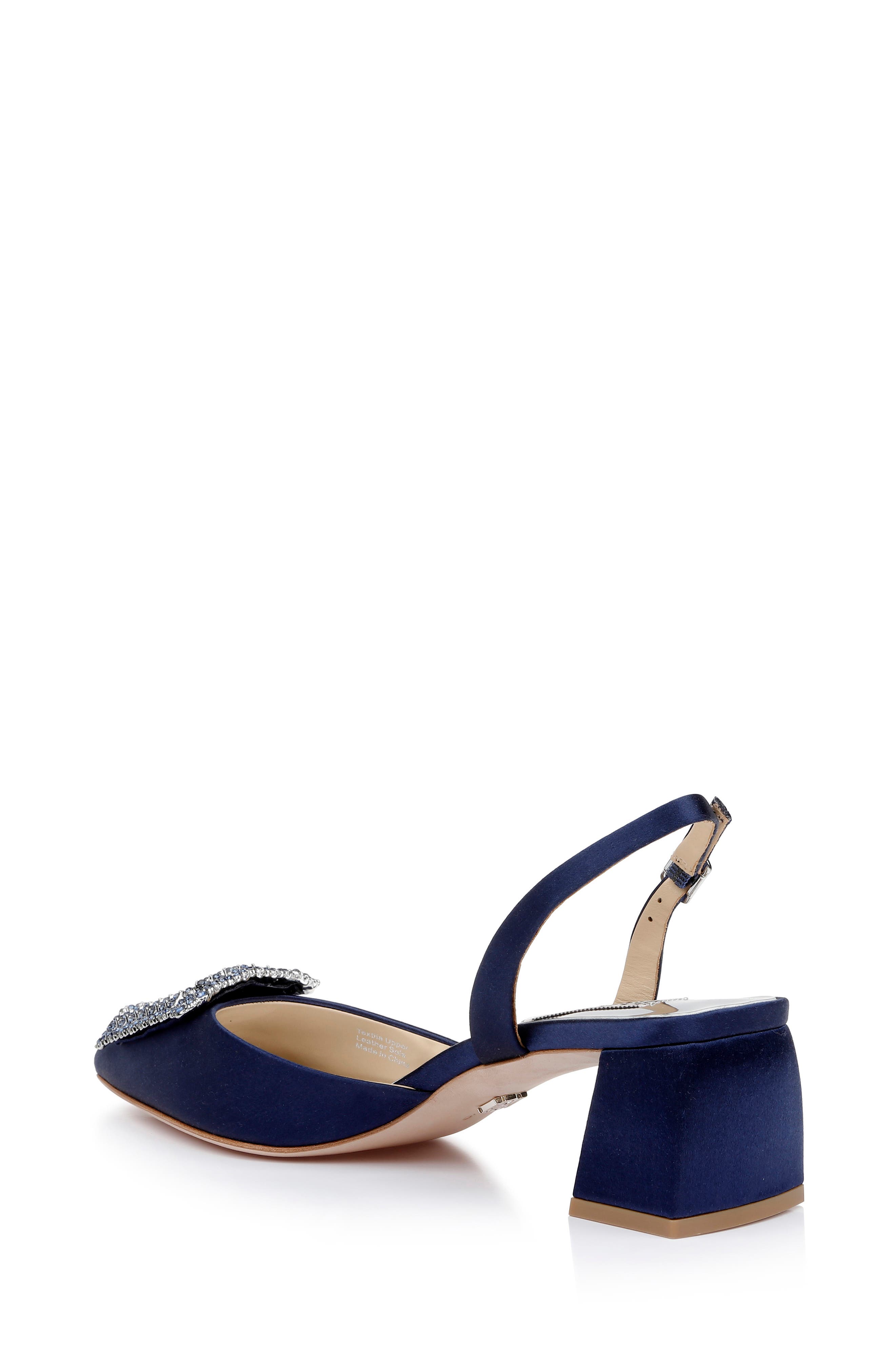 Badgley Mischka Collection Emmie Pointed Toe Slingback Pump, Alternate, color, 