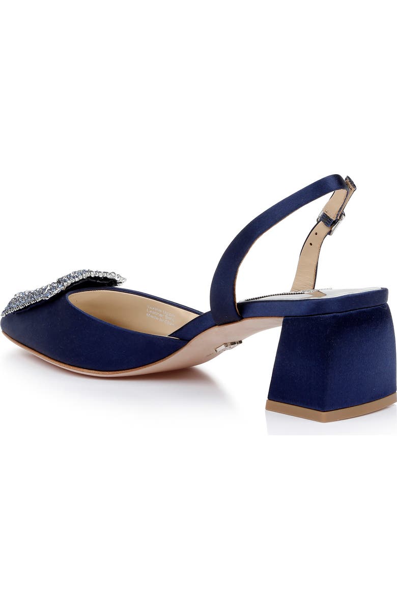 Badgley Mischka Collection Emmie Pointed Toe Slingback Pump, Alternate, color,