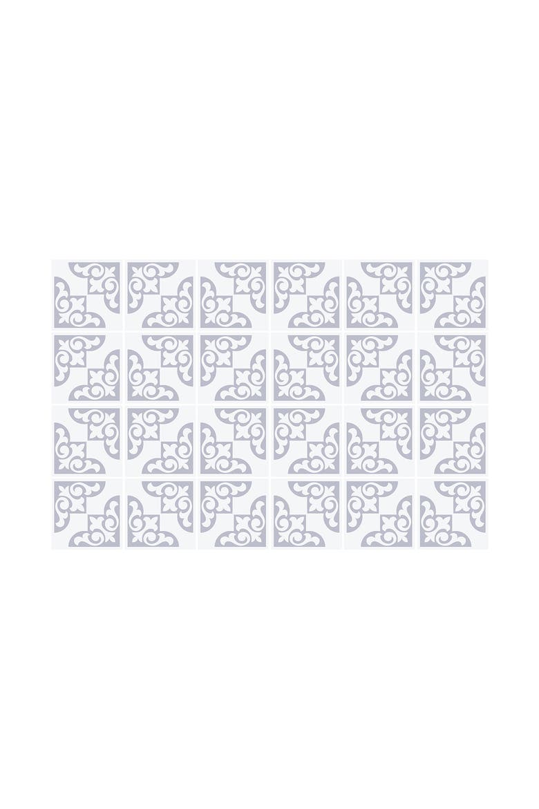 Osborne Monochromatic 96-Piece Tile Sticker Set, Main, color, LIGHT GREY