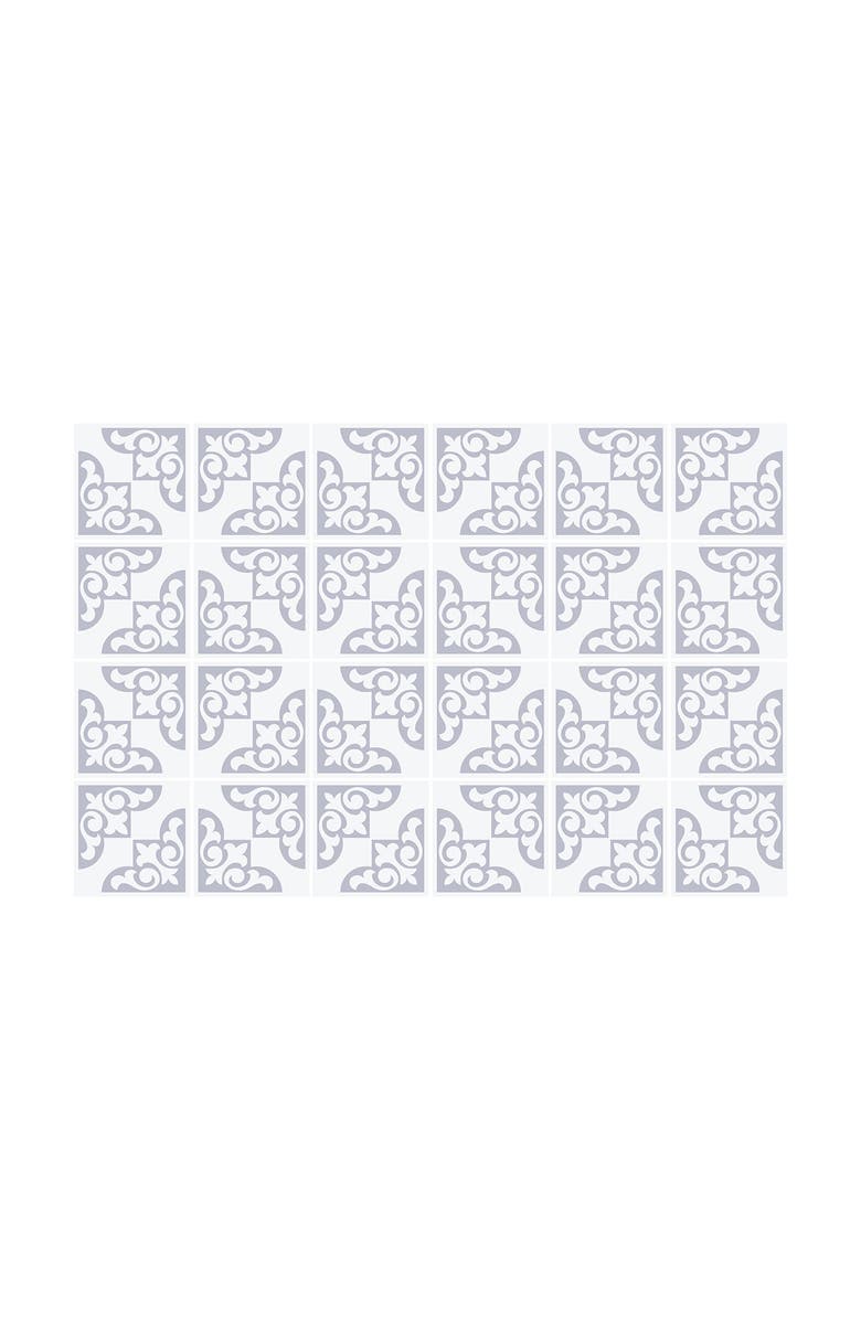 WALPLUS Osborne Monochromatic 96-Piece Tile Sticker Set, Main, color,