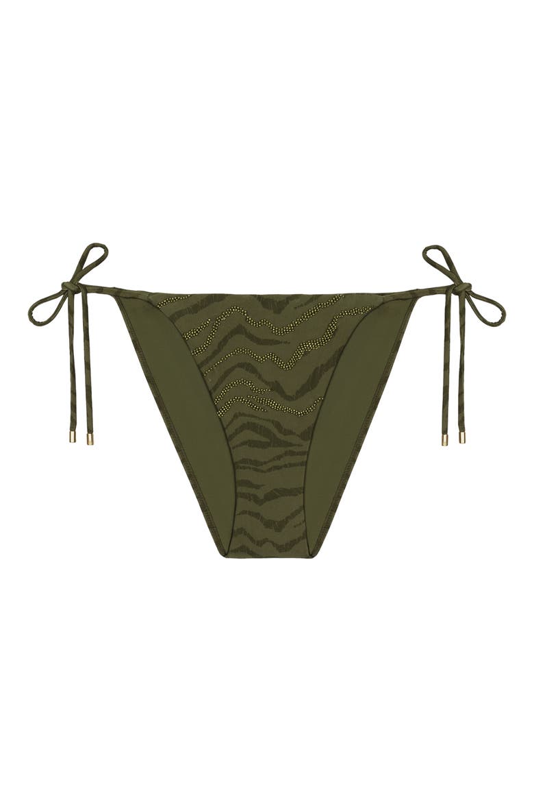 Mina Tie Side Full Bikini Bottoms, Alternate, color, MULTI