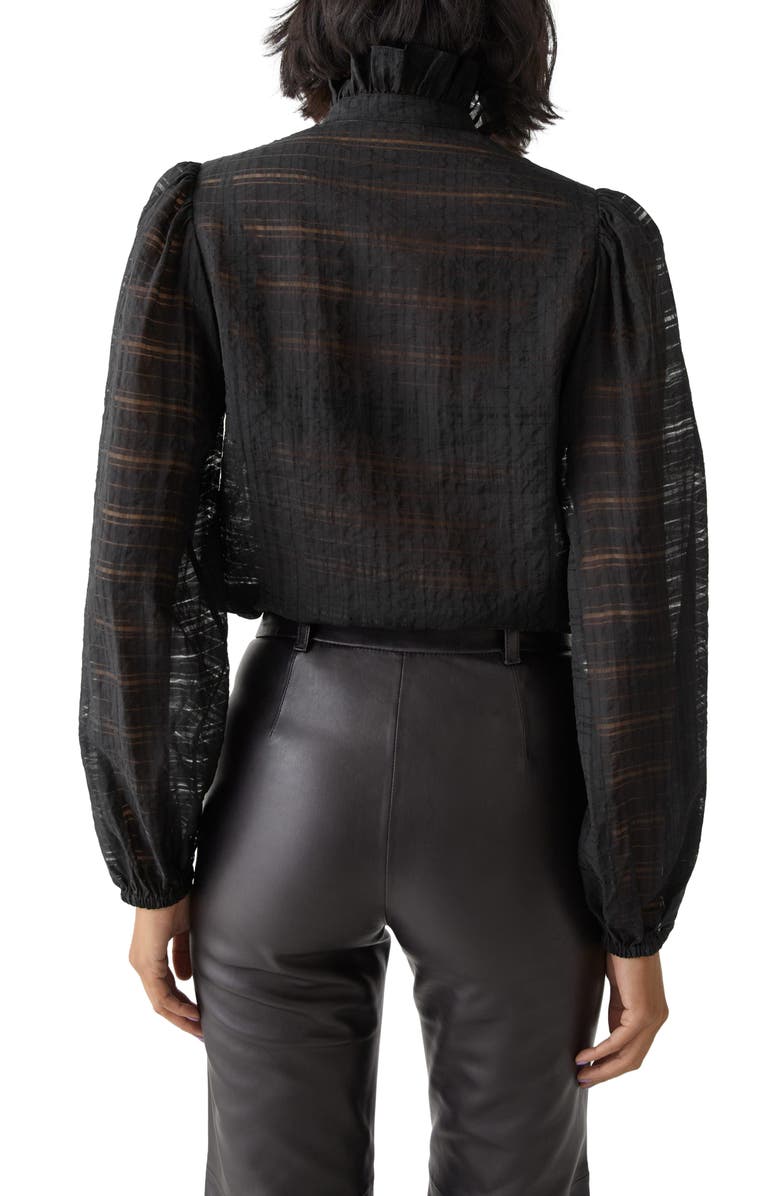 & Other Stories Ruffle Collar Blouse, Alternate, color,
