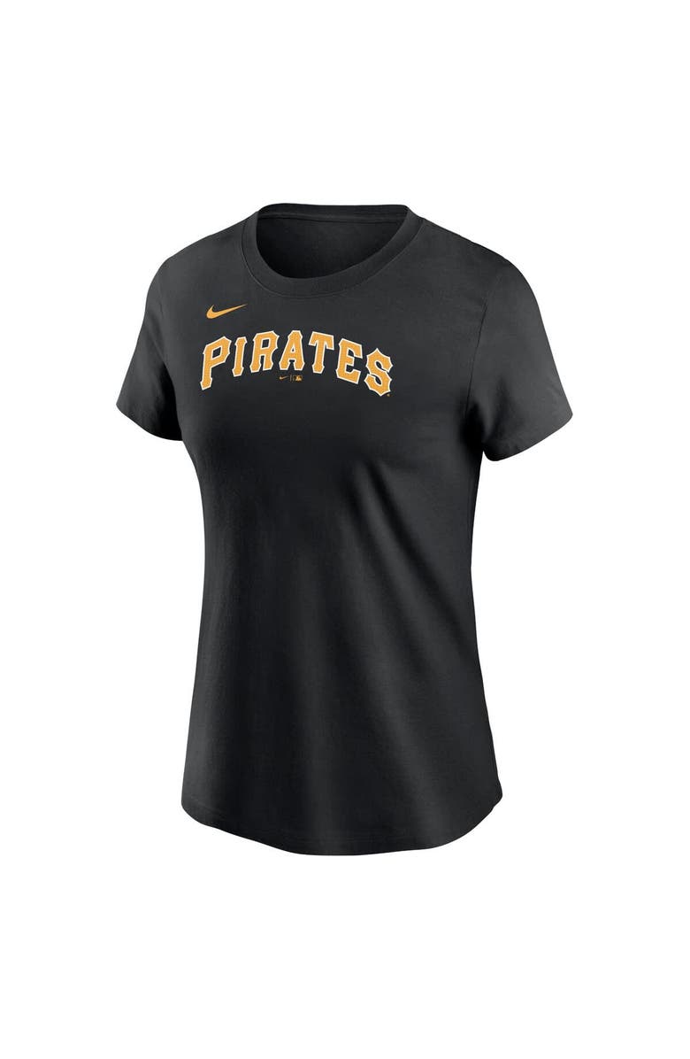 Nike Women's Nike  Black Pittsburgh Pirates Fuse Wordmark T-Shirt, Alternate, color, 